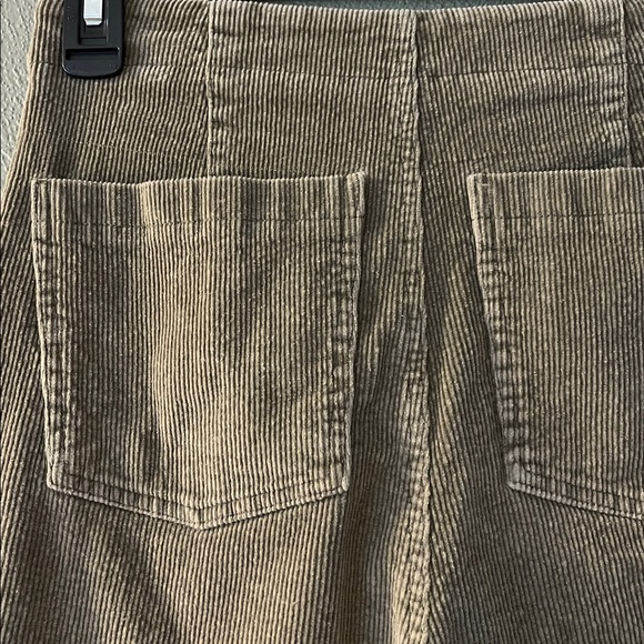 NWOT La Miel Corduroy Olive Green Wide Leg Pants Size Small - Picture 5 of 8